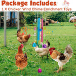 Durable aluminum chicken toy for coop decoration