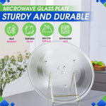 Bagean microwave glass turntable plate top angle