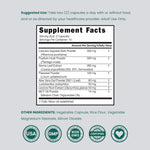 Back label of Dorado Nutrition colon cleanse showing ingredients