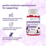 Micro Ingredients melatonin gummies ingredients panel close up