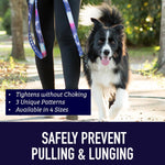 Reflective no pull dog collar by Leash Boss in blanket pattern layout