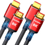 Snowkids 8K HDMI 2.1 Cable 12 ft, Non-Slip Nylon Braided, 48Gbps Ultra High-Speed HDMI Cables Cord, 10K 8K@60Hz, 4K@120Hz Compatible for TV/PS-5/X-box/Projector/Sound System & More - Image 11