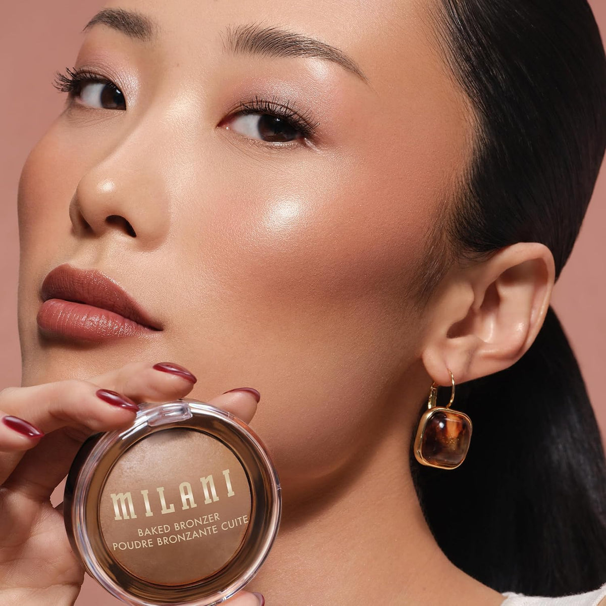 Milani Baked Bronzer - Long-Lasting Powder for Natural Sun-Kissed Glow- Lightweight, Buildable & Streak-Free Makeup with Radiant Finish- Talc-Free, Vegan & Cruelty-Free, Made in Italy, Amalfi Glow - Image 10