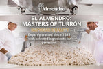 Gourmet Spanish El Almendro crunchy almond nougat dessert bars for holiday baskets.