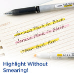 Zebra Mildliner pastel ink color swatches