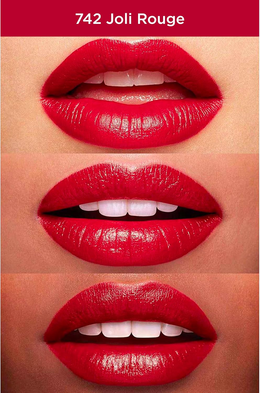Clarins Joli Rouge Lipstick top cap detail and branding
