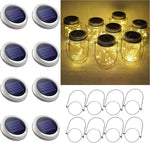 30LED Solar Mason Jar Lights, 8 Pack Jar Lid String Lights (No Jars), Waterproof Fairy Firefly Light for Garden, Patio, Outdoor, Yard, Lawn Decor(8 Colors) - Image 11