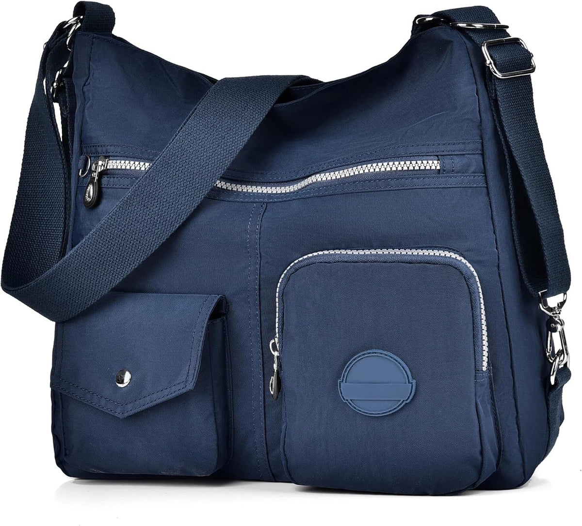 Hobo Purse for Women, Nylon Crossbody Shoulder Handbag Convertible Backpack - Image 11