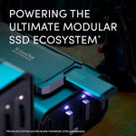 SanDisk Professional 4TB PRO-Blade SSD Mag inserted into transport enclosure