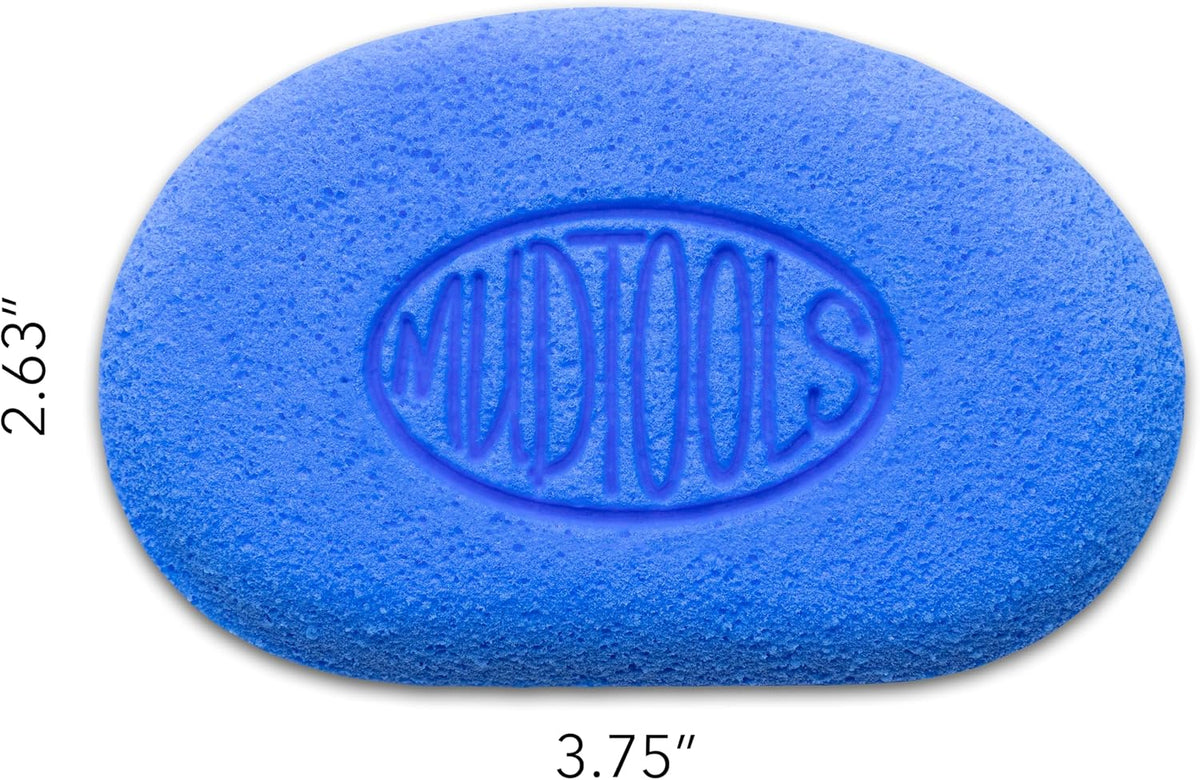 MudTools Blue Workhorse Mudsponge compressed view ceramic tool