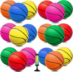 Oleitodh 18 pieces 5 inch mini basketball set front view