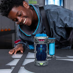 MrBeast Lab Stealth Panther translucent blue details closeup