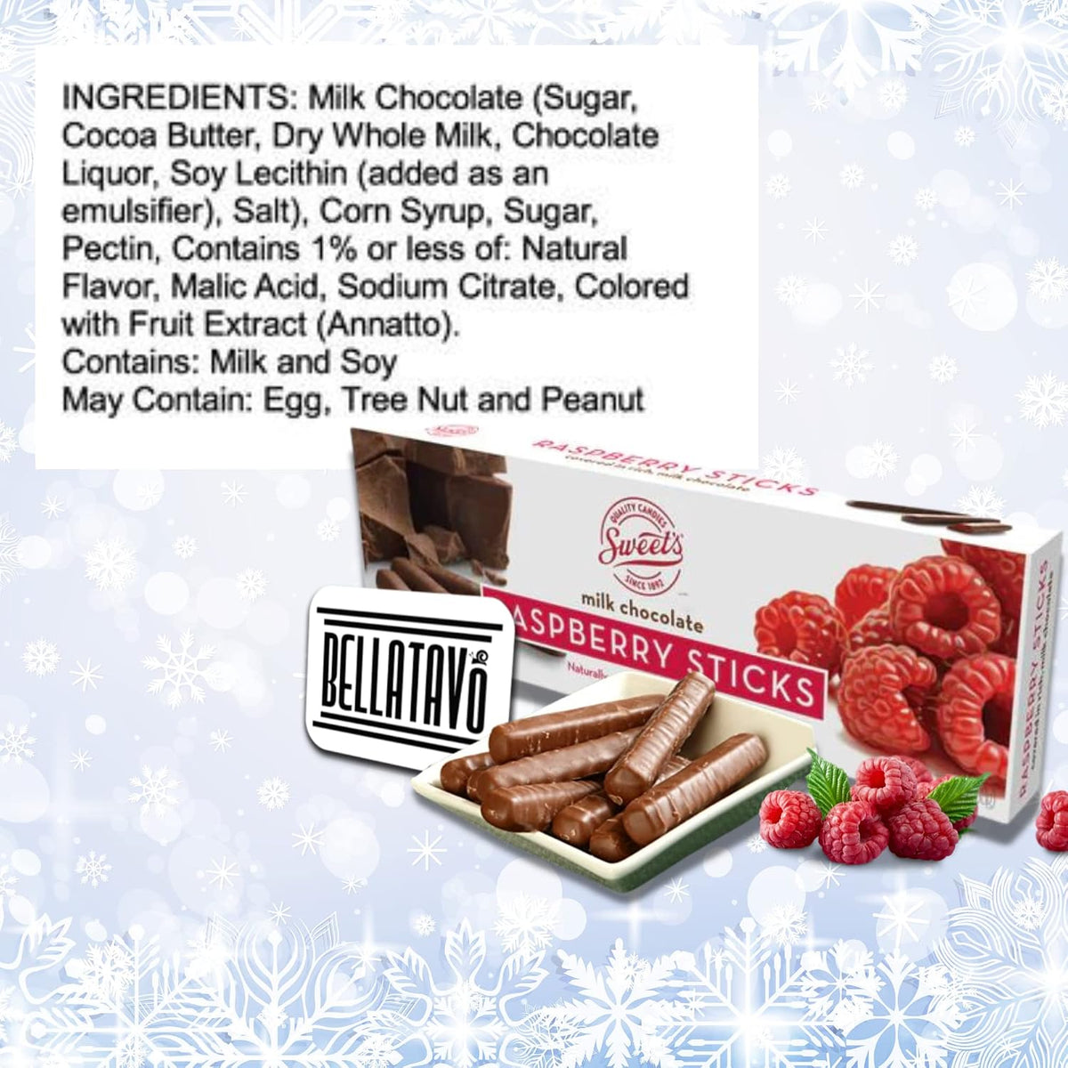 Side profile of Sweet Candy Company gourmet chocolate sticks