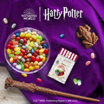 Close up view of licensed Harry Potter jelly bean confections
