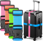 BILIONE luggage straps for suitcases front view