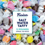 Fusion Sweets And Snacks Assorted Salt Water Taffy front view imported retro candy
