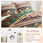 Tititada microfiber quilt with pillow shams