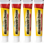 CareAll Miconazole Nitrate 2% Antifungal Cream front view of the 4 pack packaging
