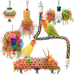 Premium imported parrot chew toys collection for bird health