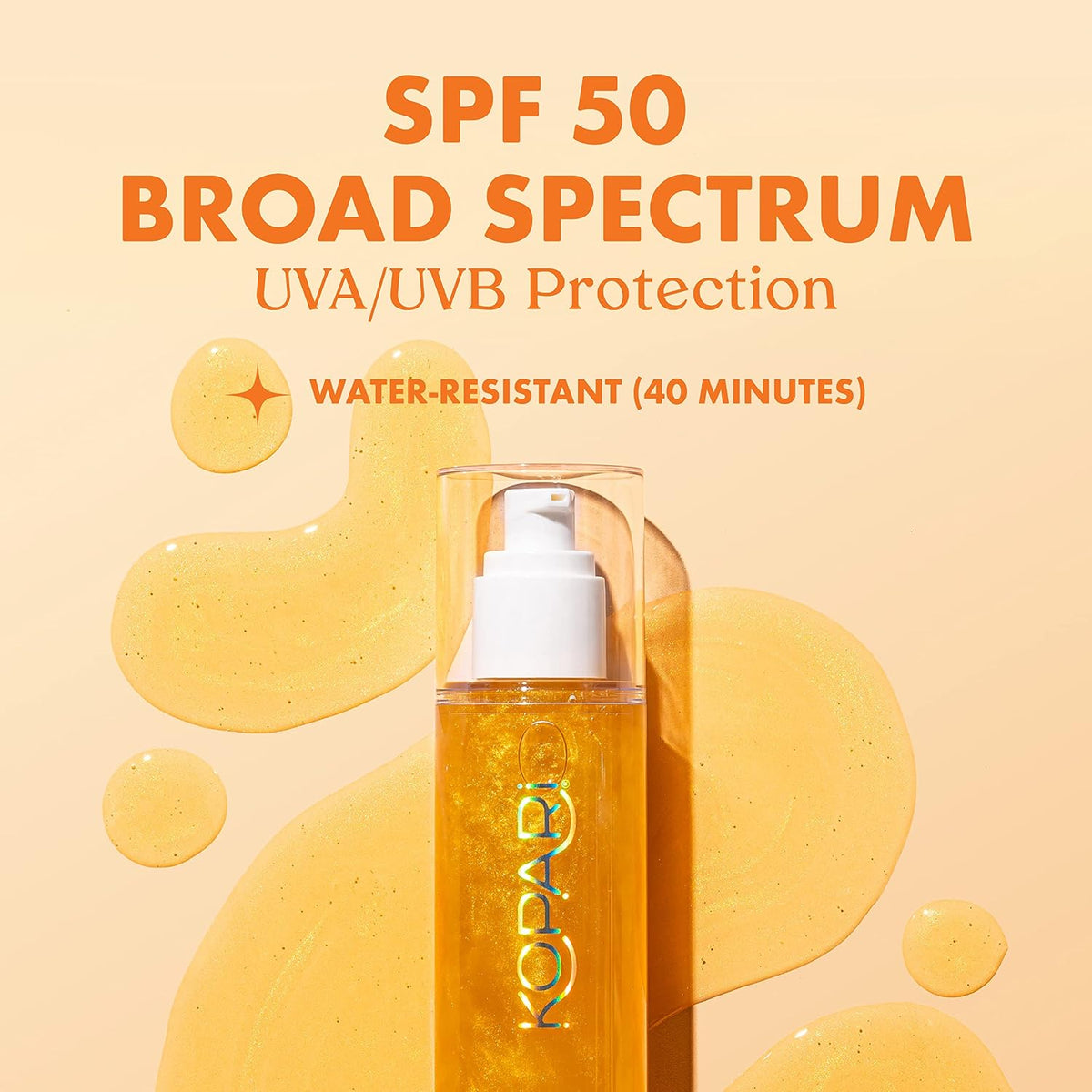 Travel friendly Kopari sunscreen stick opened for use