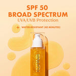 Kopari Sun Shield packaging and bottle details