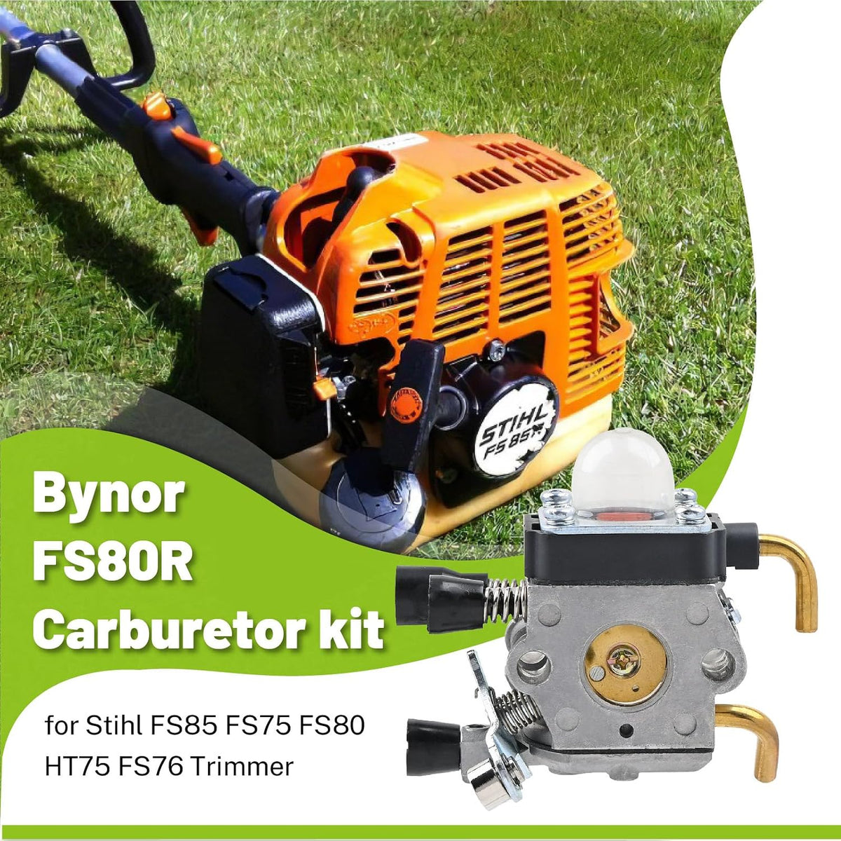 Bynor Stihl trimmer carburetor replacement parts components