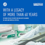 Kimtech Kimwipes sheet dimensions and texture detail