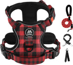 IVY&LANE No Pull Dog Harness for Small Dogs, Dog Vest Harness with Leash, Safety Belt and Storage Strap, Fully Adjustable Harness, 360 degrees Reflective Strip, Soft Handle (Purple, S) - Image 14