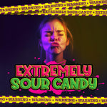Authentic imported Barnetts extreme sour candy packaging back showing ingredients list