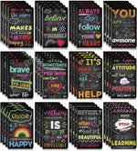 Outus 24 Pieces Mini Inspirational Notepads Motivational Small Pocket Journal Notebook Inspiring Note Pads Gift for School Office Travel Coworkers Supplies, 12 Styles (Plaid Style) - Image 13