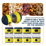 Dog playing with TLKNG food dispensing ball for mental stimulation