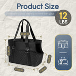 Yudodo small dog carrier with side storage pockets