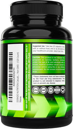 Side view of Dorado Nutrition Catuaba Bark supplement bottle