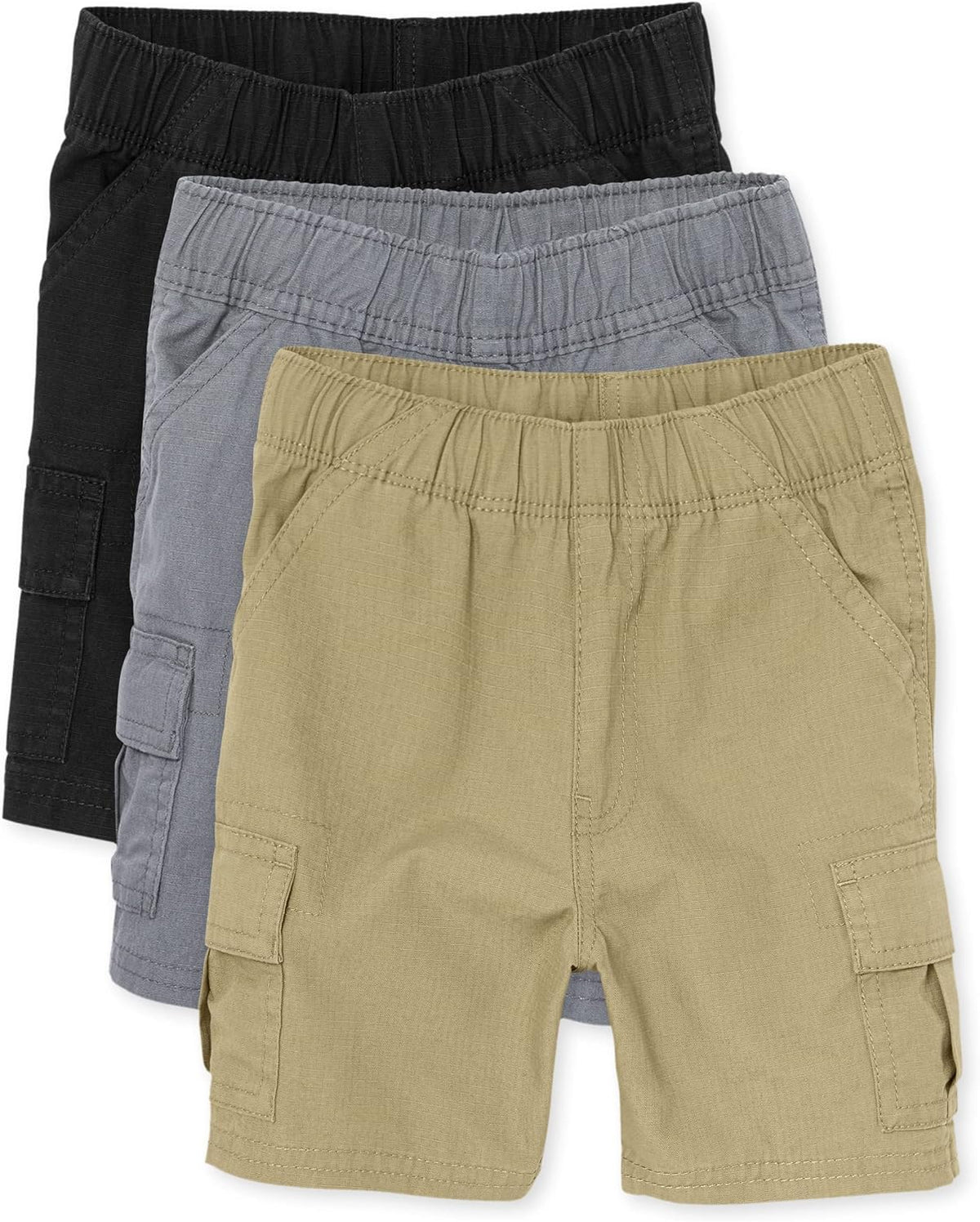 The Children's Place Baby Boys' Pull On Cargo Shorts - Image 15