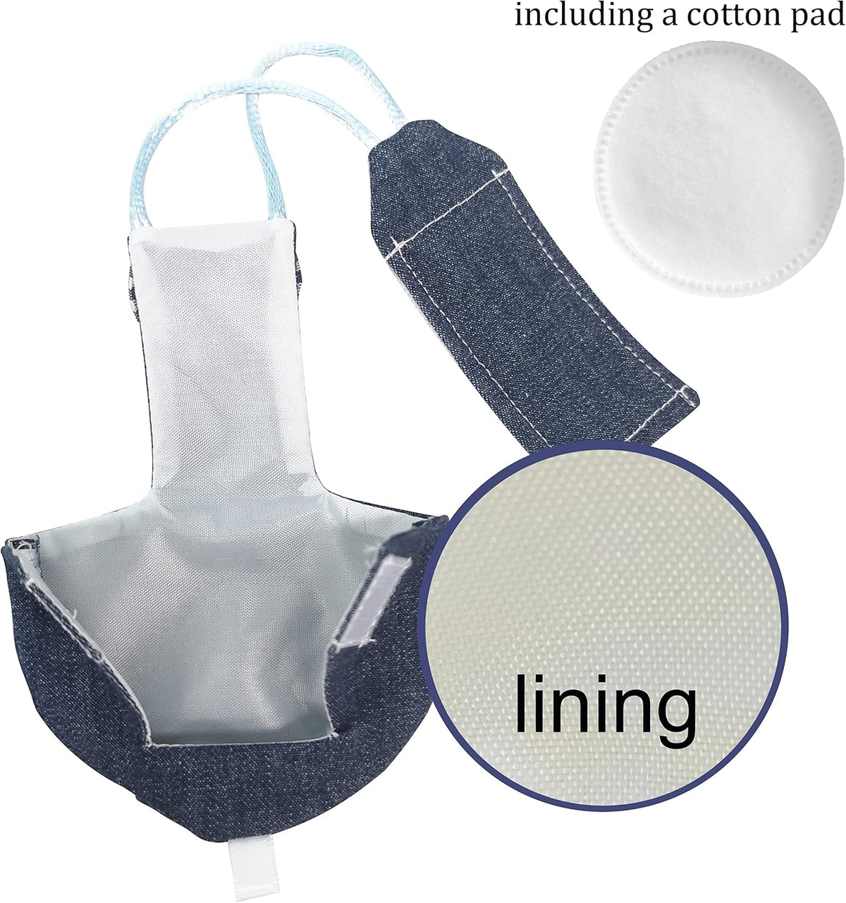VANFAVORI pet bird diaper suit showing the waterproof inner lining compartment