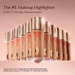 Charlotte Tilbury complexion booster liquid highlighter packaging details showing ingredients.