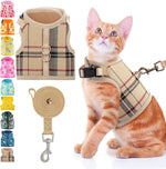 BINGPET Cat Harness and Leash Set Escape Proof, Fashionable Adjustable Mesh Harness for Walking, Soft Cute Breathable Easy Control Cat Vest for Kitten Puppy Small Medium Large Cats - Image 13