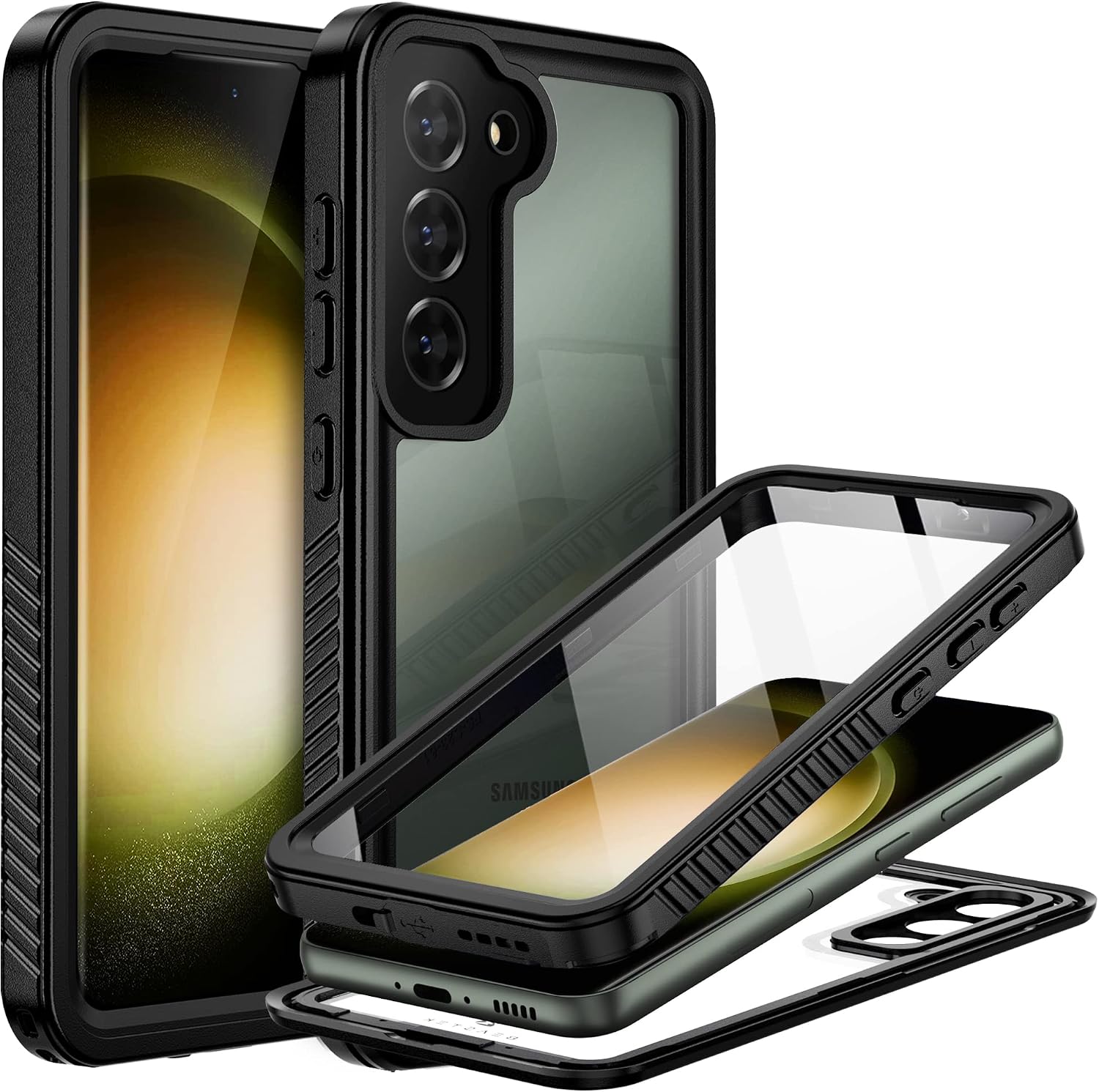 Beastek Samsung Galaxy S23 waterproof case front view