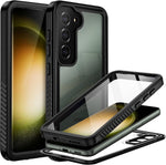 BEASTEK Galaxy S23 waterproof case front view clear cover