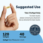 Micro Ingredients omega 3 supplement pouch back side ingredients