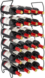 Sorbus Metal Wine Racks Countertop - 3 Tier Stackable Wine Rack - Bottle Rack Holds 12 Wine Bottles for Home, Bar, or Wine Cellar, Free-Standing Wine Rack for Inside Cabinet Wine Storage (Silver) - Image 11