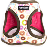 Downtown Pet Supply step-in dog harness front view donut pattern