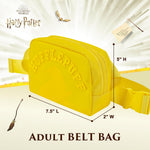 Harry Potter yellow waist bag angled profile