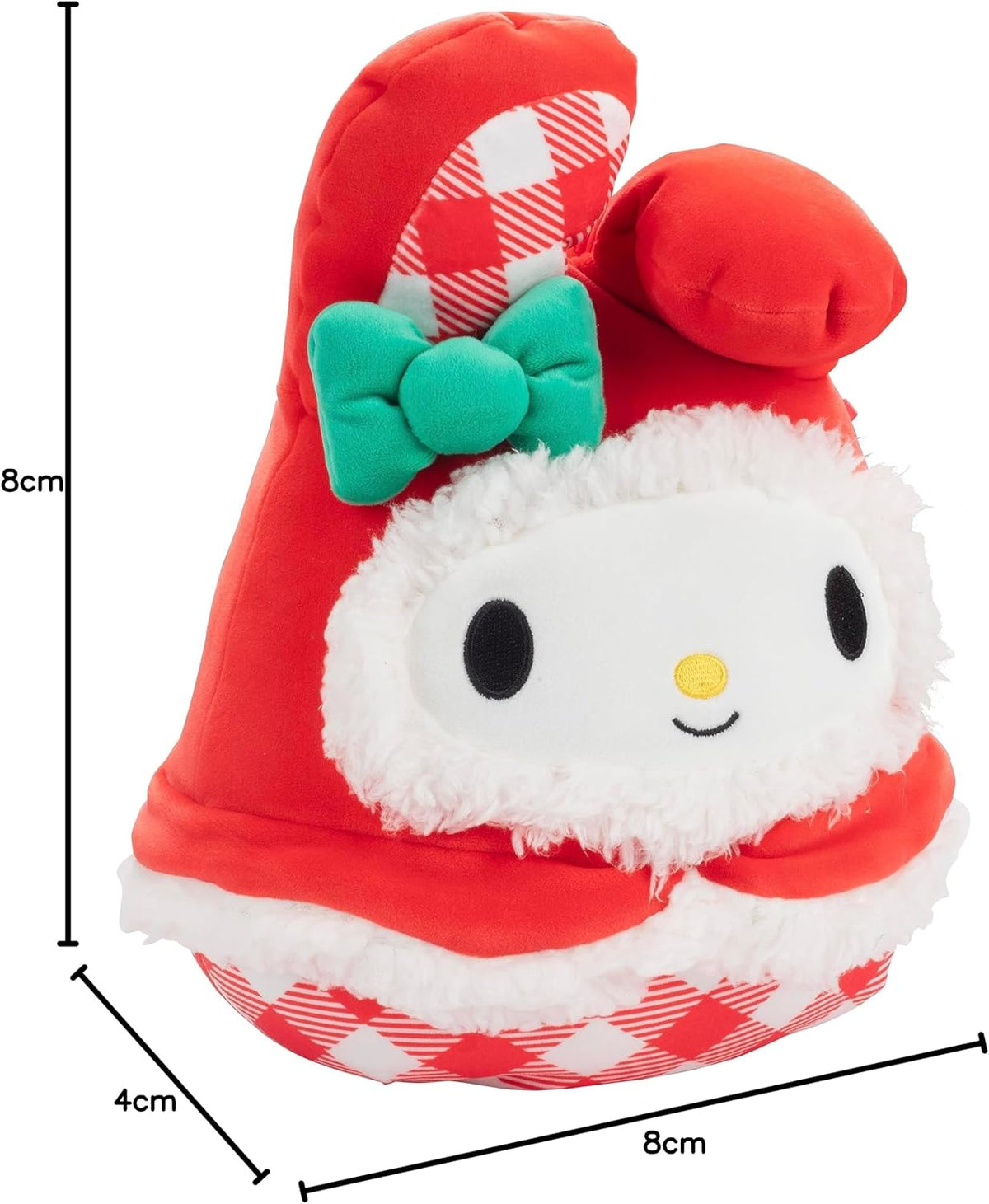 Squishmallows holiday My Melody soft toy lifestyle setting