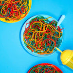 Bebeto fruit flavored sweet candy laces for birthday parties