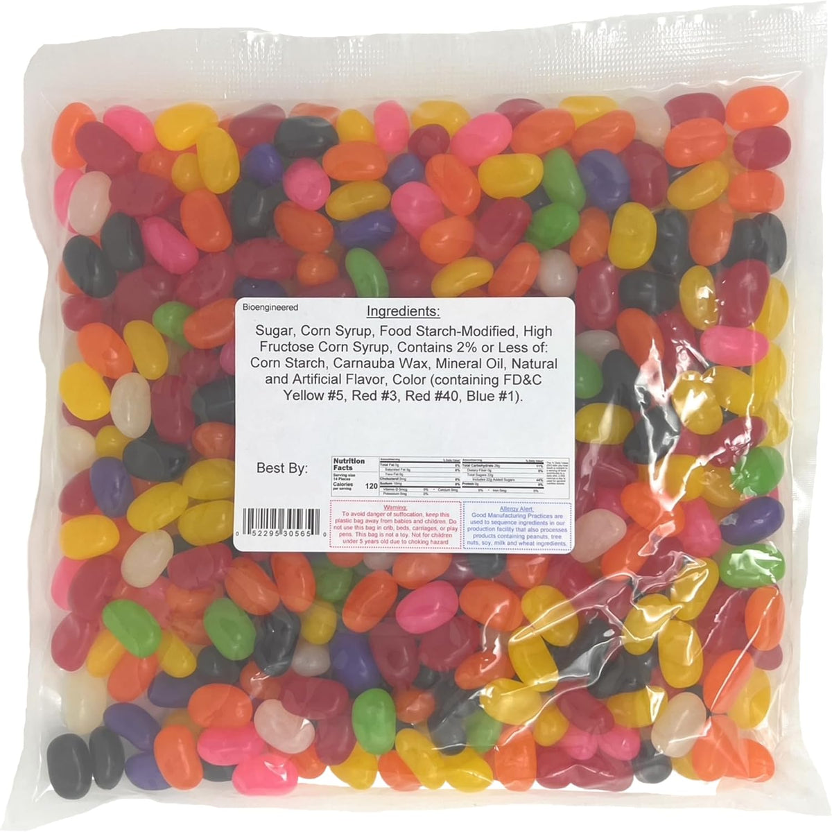 YANKEETRADERS soft panned classic jelly beans spilled out showing eight flavors