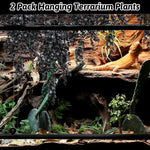 Hamiledyi hanging terrarium decor for bearded dragons and geckos