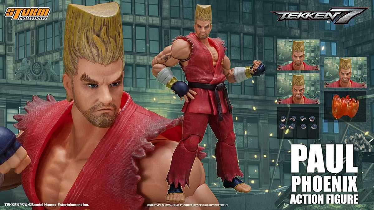 Storm Collectibles Tekken 7 Paul Phoenix figure packaging box