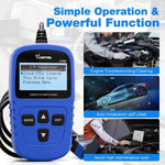 VDIAGTOOL VD10 OBD2 scanner packaged with attached cable
