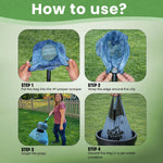 GoGo Stik imported professional sanitary dog scooper with heavy dootie bags